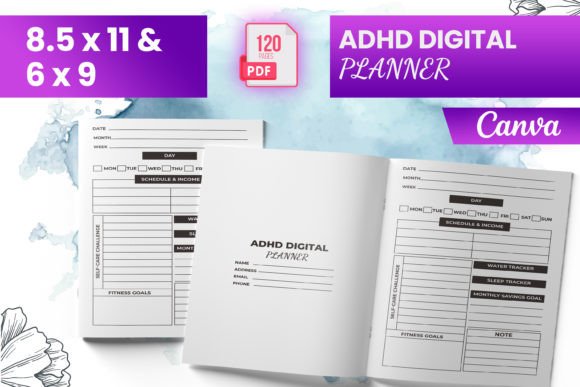ADHD Digital Planner Canva KDP: A Practical Workflow Tool for Focus, Consistency, and Real-World Execution