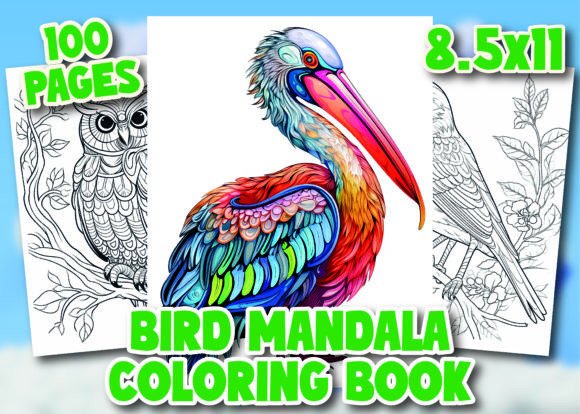 Bird Mandala Coloring Pages for Kids: A High-Content KDP Interior Ready for Amazon Publishing