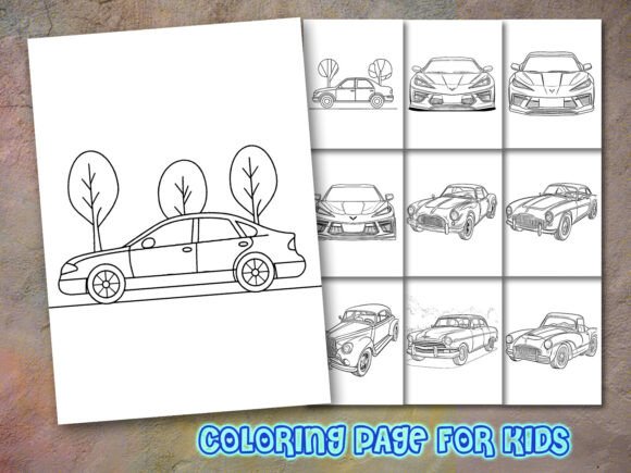 Car Coloring Page for KDP: A Practical Interior Asset for Publishers