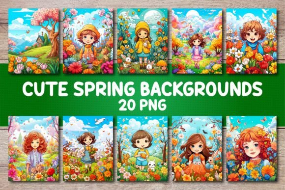 Cute Spring Backgrounds for Covers