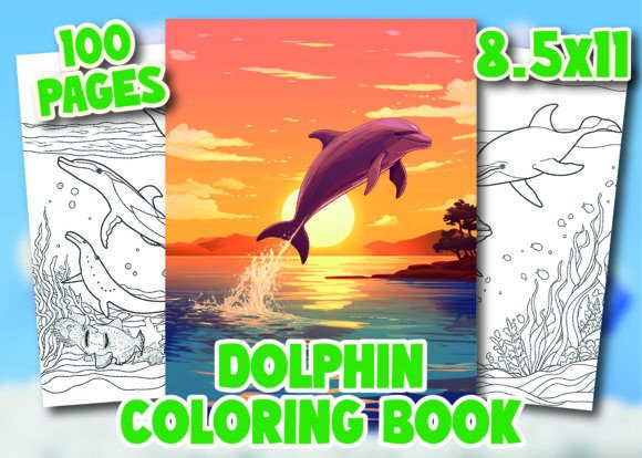 Dolphin Coloring Pages for Kids: A Smart, Scalable Interior Design for Your KDP Coloring Book
