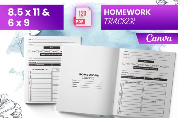 Homework Tracker Canva KDP: A Practical Interior Option for Self-Publishing Educators and Planners