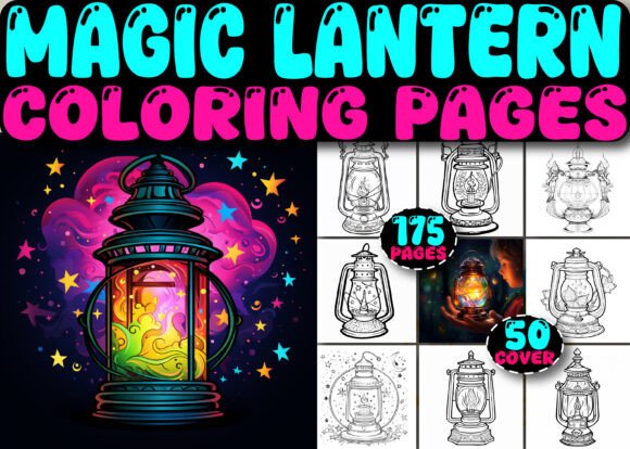 Magic Lantern Coloring Pages for Kids