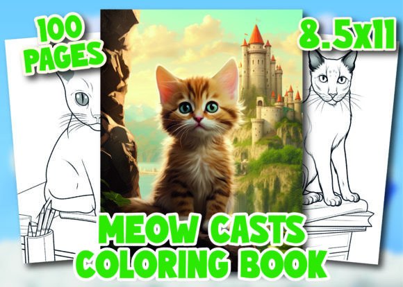 Meow Casts Coloring Pages for Kids: A Strategic Asset for High-Content KDP Publishers