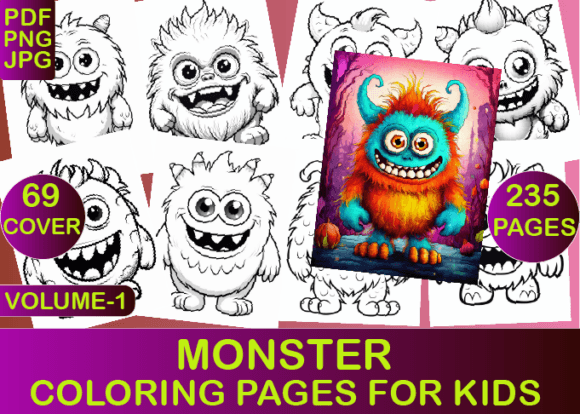 Monster Coloring Book for Kids V-1: A Practical Guide for Creators and Educators
