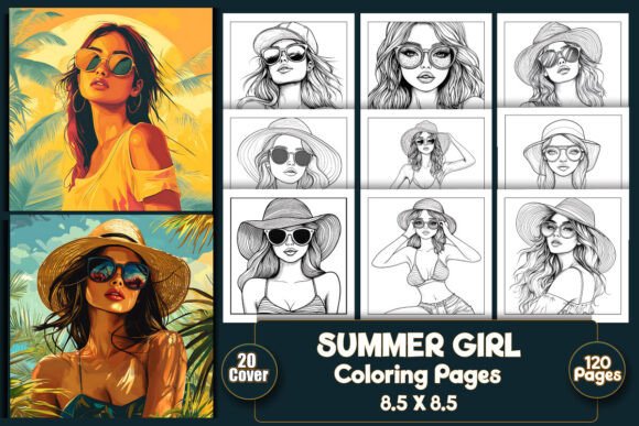 Summer Girl Coloring Pages for Adults: A Practical Guide for KDP and Print-on-Demand Creators