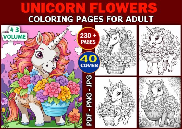 Unicorn Flowers Coloring Pages for Adult: A Strategic Creative Asset for Today’s Digital Publishing Landscape